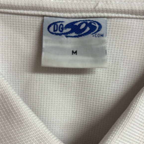 LSU NCAA White Polo Shirt Size Medium - Picture 2 of 10